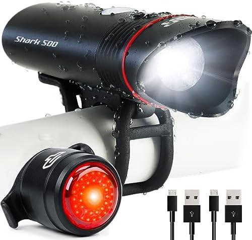 Shark 500 black USB light set