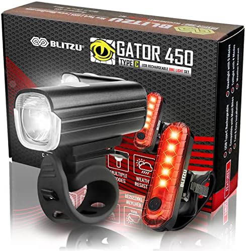 USB-C Rechargeable Front and Rear Light Set