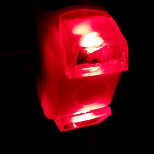 Red Silicone Rear Safety LED 4-Pack — photo 3