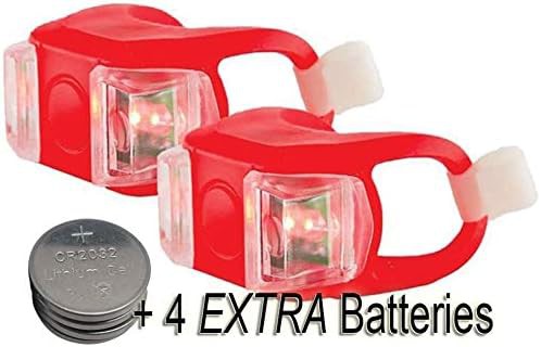 Red Silicone Rear Safety LED 4-Pack — photo 4