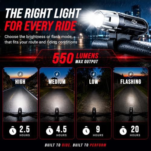 Shark 550R USB rechargeable light set — photo 3