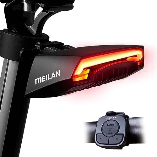 Wireless Remote Turn Signal Taillight for Night Riding