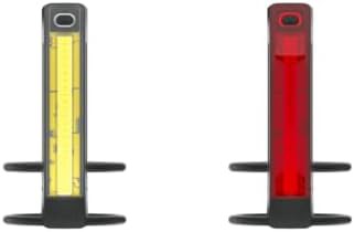 Black USB Rechargeable Front and Rear Set