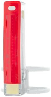 Translucent rechargeable cob led rear light
