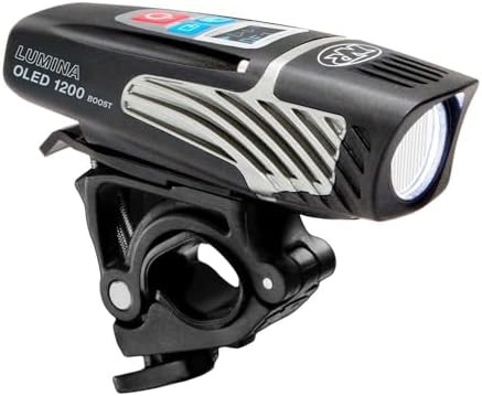 Lumina 1200 lumen headlight with OLED display