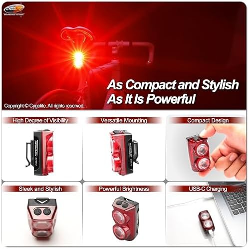 Hypershot 350 lumen adjustable rear taillight — photo 5