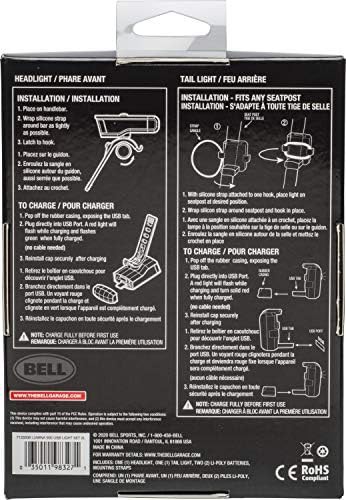 Lumina 900 USB rechargeable bicycle light set — photo 5