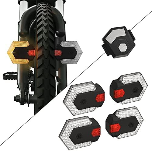 Split bike tail light with turn signals
