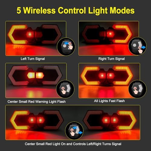 Antfire 4 Pcs Bike Turn Signals Horn — photo 4