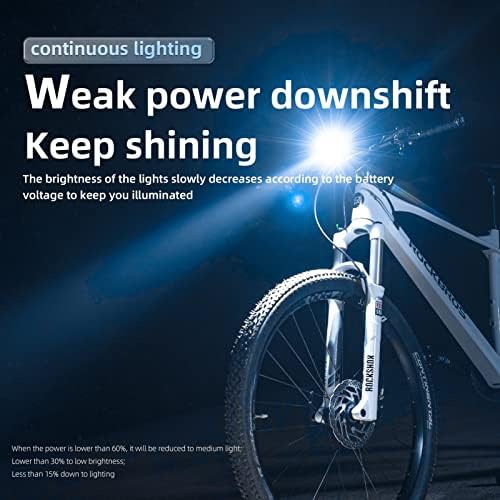 Rockbros waterproof rechargeable front light — photo 3