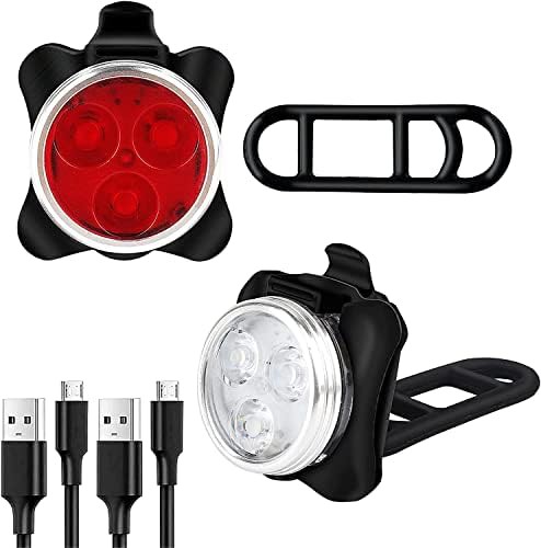 Rechargeable led bike light universal pair