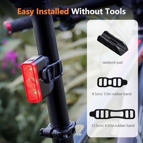 500 lumen brake sensing rear light — photo 4