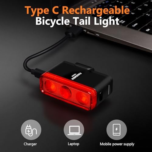 500 lumen brake sensing rear light — photo 5