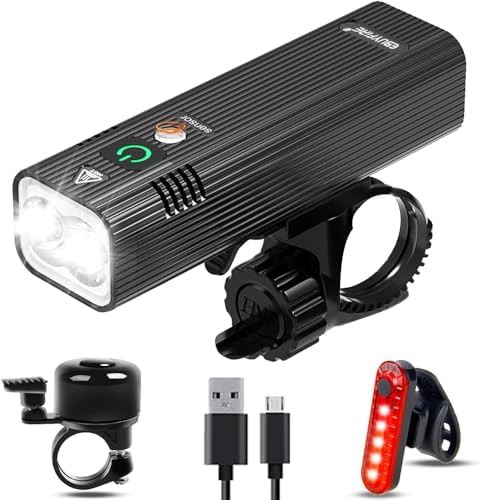 Smart sensor bicycle headlight and back light
