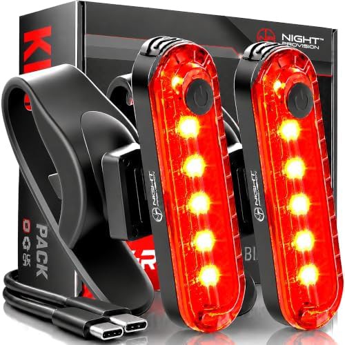 USB-C Rechargeable Rear Tail Light Pack