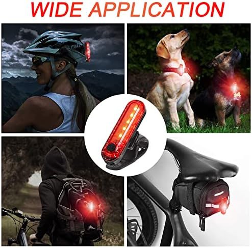 Red 056 waterproof rechargeable bike taillight 2 pack — photo 5