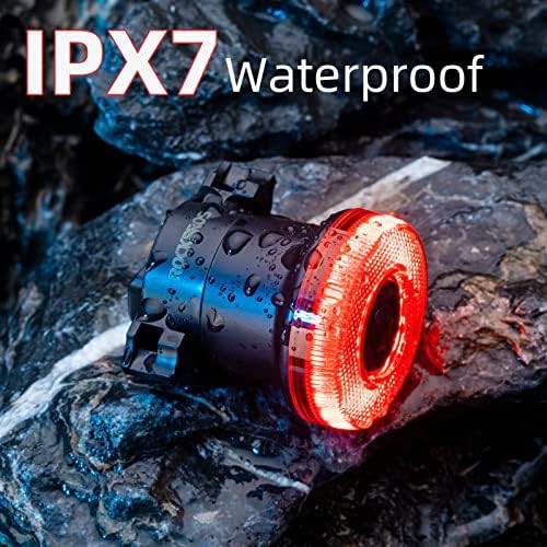 Smart bike tail light ipx7 waterproof with auto on off — photo 4