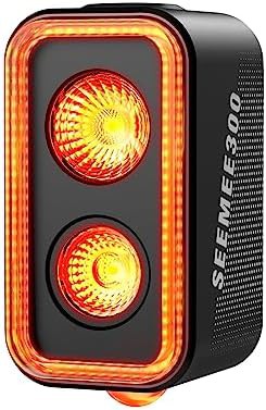 High output rechargeable tail light 300 lumens