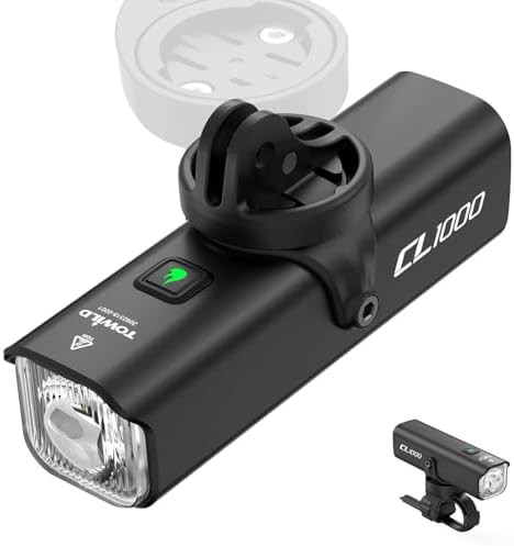 TOWILD CL1000 rechargeable commuter headlight