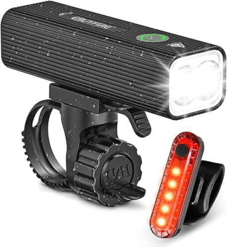 Five mode rechargeable headlight and taillight set