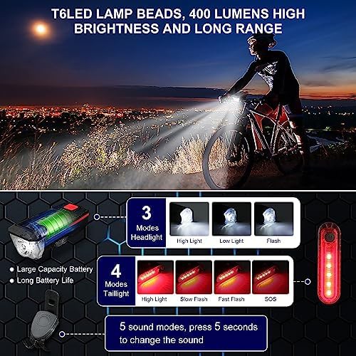 High Lumen Solar Waterproof Headlight Set — photo 3