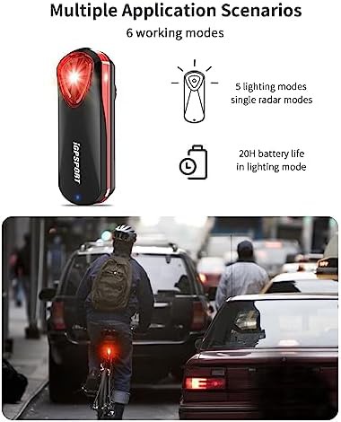 Radar detection black rear tail light — photo 4