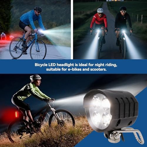 Electric Bike Headlight with Integrated Horn — photo 5