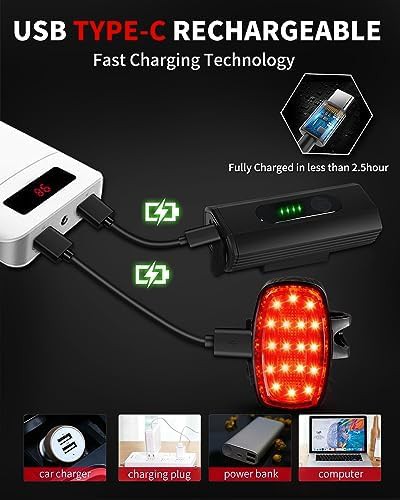 Darkbeam 4000lm rechargeable bicycle headlight — photo 5
