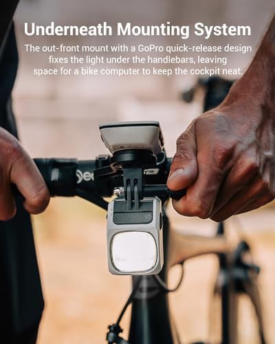 Underneath Mounted Rechargeable Front Bike Light — photo 3