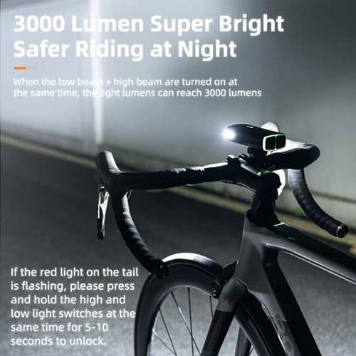 3000 lumens aluminum usb-c headlight — photo 3