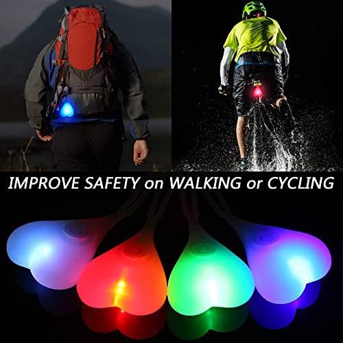 Green silicone waterproof ball bike taillight — photo 3