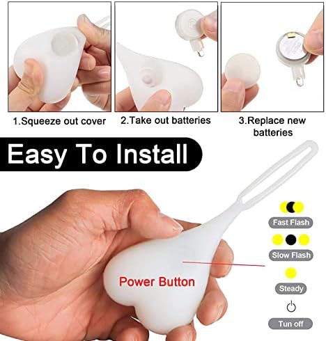 Green silicone waterproof ball bike taillight — photo 4