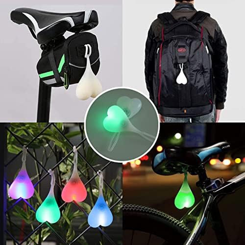 Green silicone waterproof ball bike taillight — photo 5