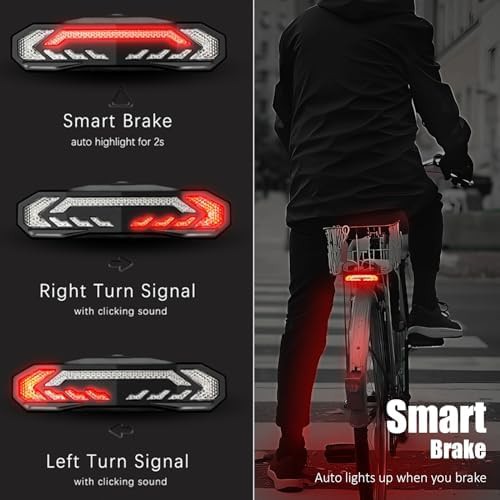 Rear rack safety light with wireless signals — photo 5