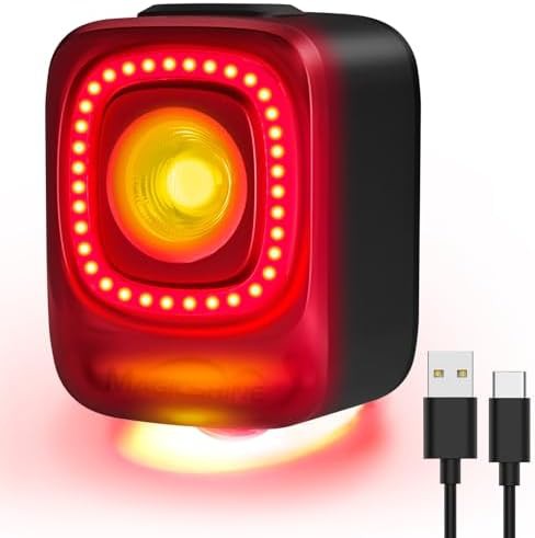 Smart brake sensor rear bike light