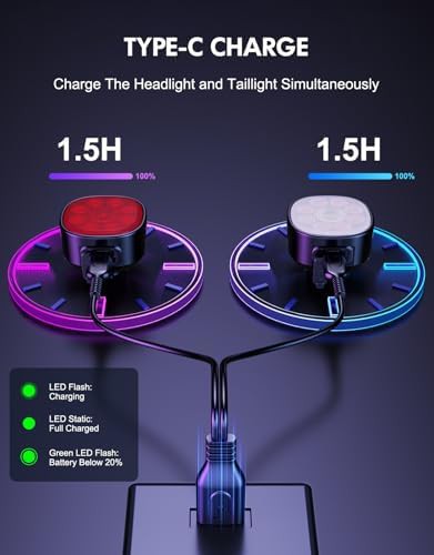 Rechargeable Safety Reflector and Light Set — photo 5
