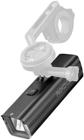 1000lm bike light compatible with out front mount
