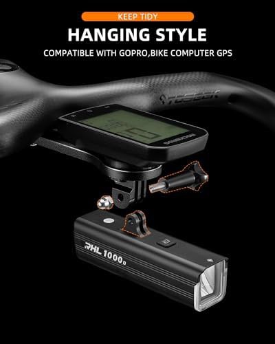 1000lm bike light compatible with out front mount — photo 4