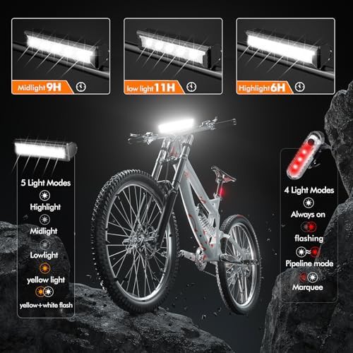 Ebike light bar and taillight set — photo 3