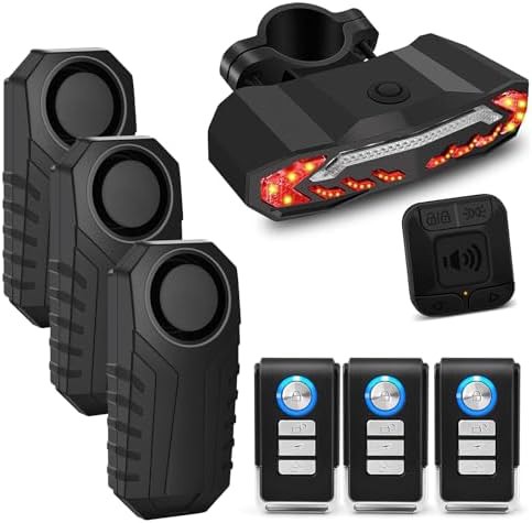 Tail Light with Turn Signals and Alarm