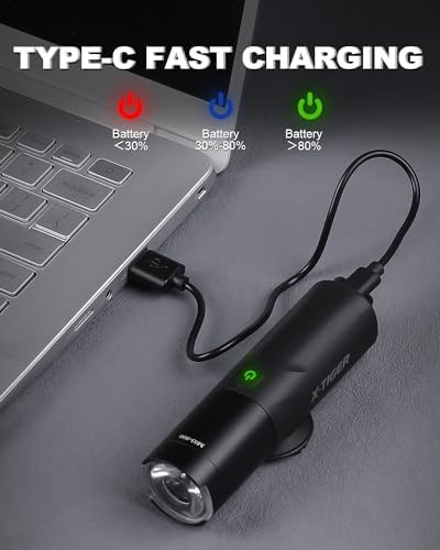 Anti-dazzle USB-C rechargeable light set — photo 4