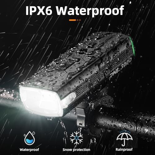 Rockbros 3000 lumens usb c headlight — photo 5