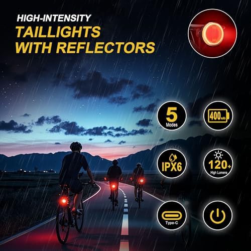 Brake Sensing Bicycle Rear Safety Flashlight — photo 5