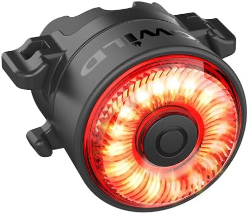 Smart brake sensing red rear taillight