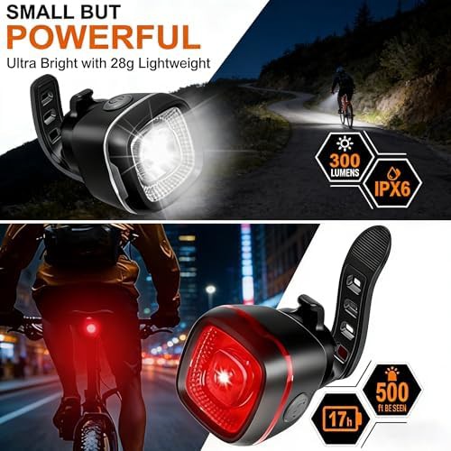 Black Kids Bike Light Set Type-C — photo 4