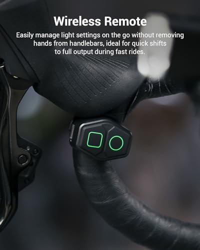 Allty 2500s oled wireless bike headlight — photo 4