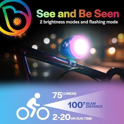 Star Shaped Rechargeable Headlight and Tail Light — photo 3