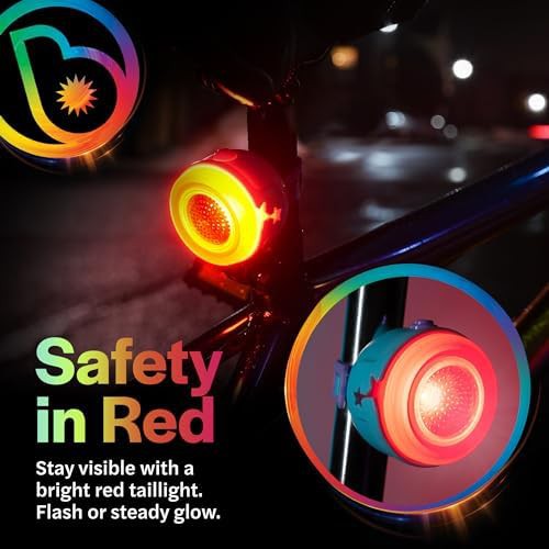 Star Shaped Rechargeable Headlight and Tail Light — photo 5
