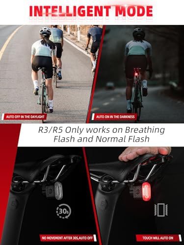 Smart bike tail light with ipx6 waterproof and usb c — photo 4