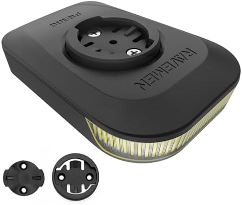 Integrated safety light for Garmin mounts
